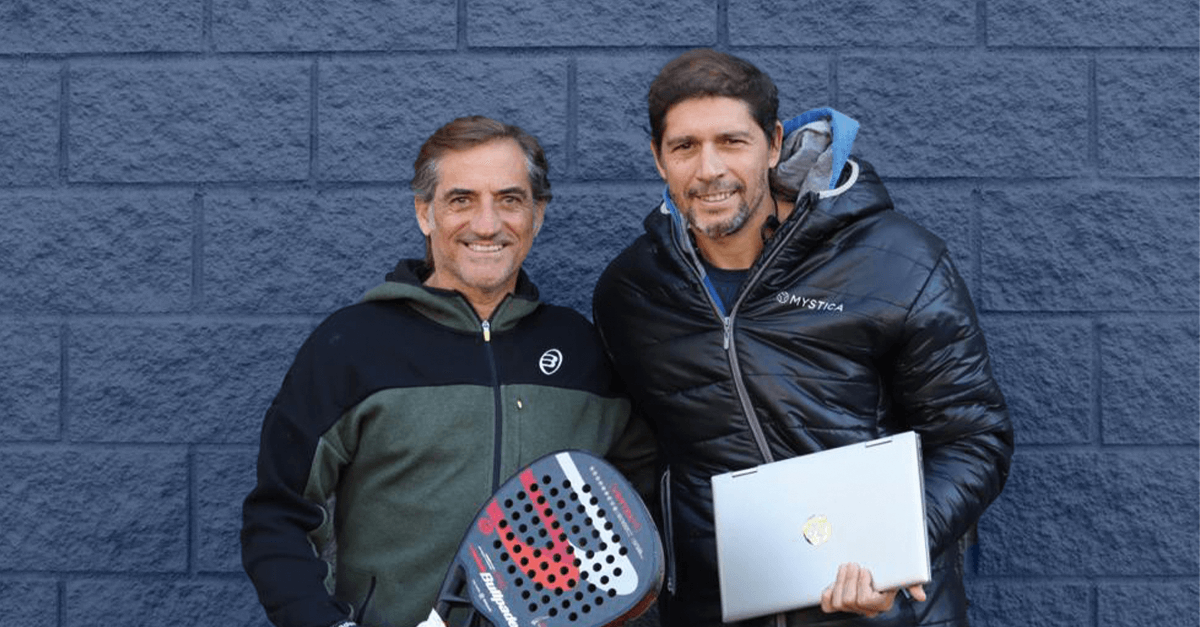 Jorge Martínez y David Morales: unidos por la amistad y el pádel