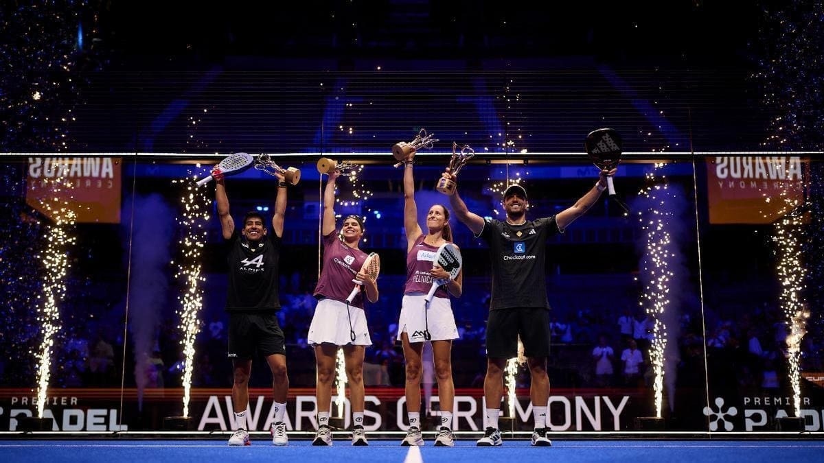 Ceremonia de premios de Premier Padel