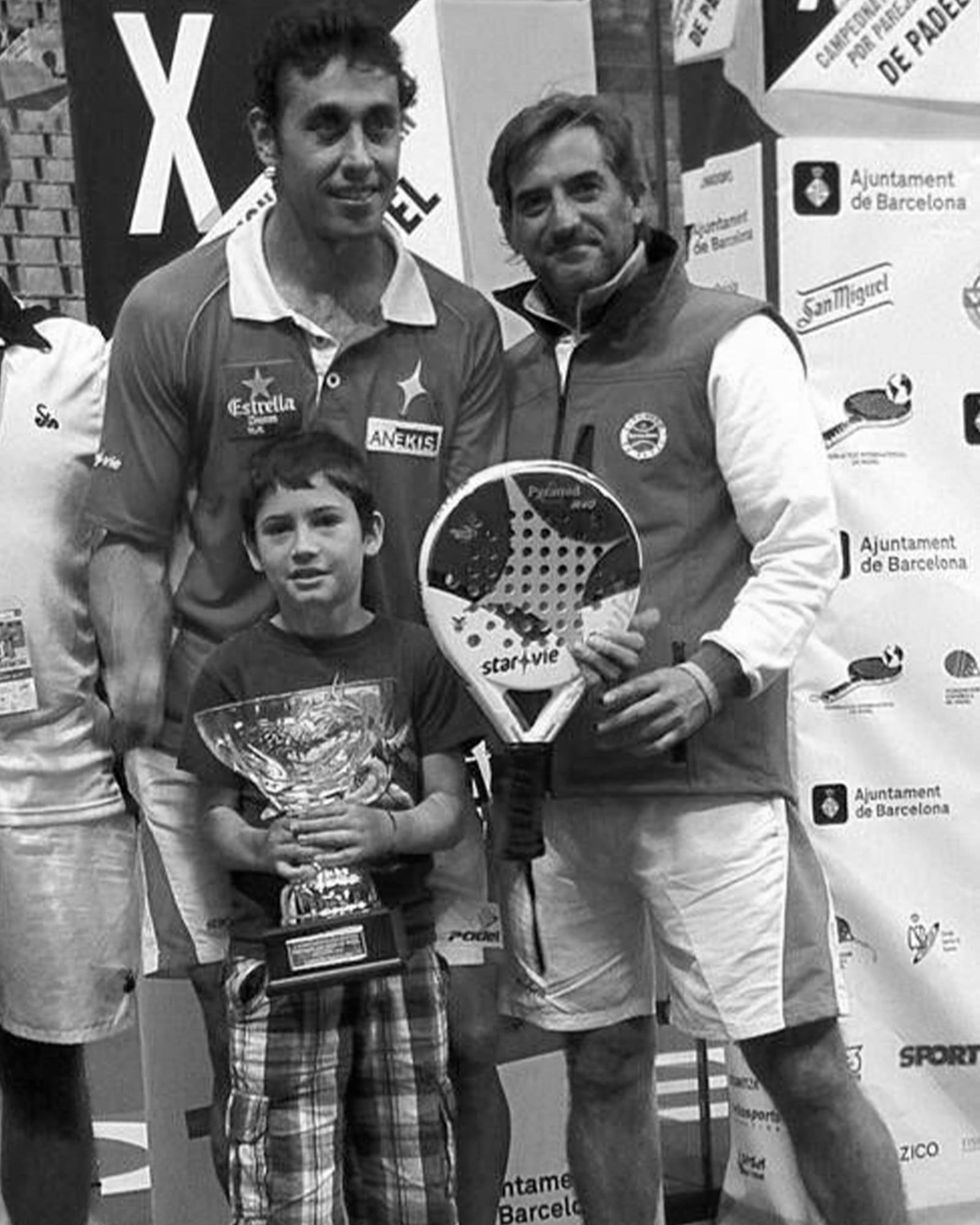 Trofeo de campeonato de pádel